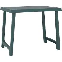 vidaXL Campingtafel hout-look 79x56x64 cm PP groen