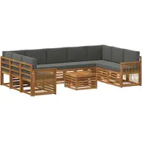 vidaXL Sofa-Sets Massief Acacia Hout