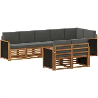 vidaXL Buiten bank set 7 st