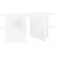vidaXL Salontafel Wit 87 x 50 x 45 cm Geconstrueerd hout