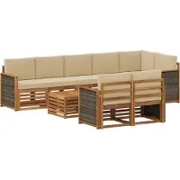 vidaXL Sofa-Sets Massief Acacia Hout