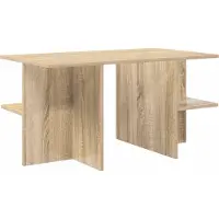 vidaXL Salontafel Sonoma Eiken 87 x 50 x 45 cm Geconstrueerd hout