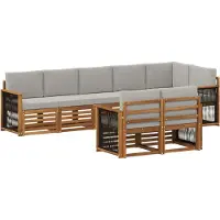 vidaXL Buiten bank set 7 st