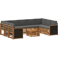 vidaXL Sofa-Sets Massief Acacia Hout