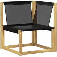 vidaXL Buiten bank set 7 st Wit en Beige