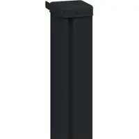vidaXL Uittrekbaar Zijscherm Grijs 300 x 100 cm Polyester