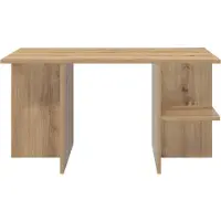 vidaXL Salontafel Artisanaal eiken 87 x 50 x 45 cm Geconstrueerd hout