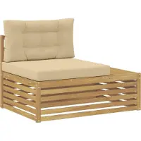 vidaXL 2 st Buiten bank set Polyester Wit