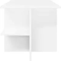 vidaXL Salontafel Wit 87 x 50 x 45 cm Geconstrueerd hout
