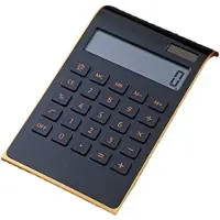 LONGZIMING -Taschenrechner - Rekenmachine - Zakrekenmachine - 10-stellig LCD-scherm - Dubbel Voedingssysteem - Duurzaam Kunststof - Ergonomisch Toetsenbord - Draagbaar Voor Onderweg - Zwart - 1 Stuk