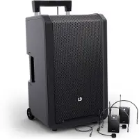 LD Systems ANNY12 BPH2 B6 draagbare 12 inch accu speaker (655 - 679 MHz)