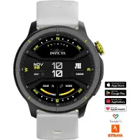 Invicta I-Tech - 2 Pro ITECH-008 Herenhorloge - Smartwatch Uurwerk - Roestvrij Staal met Zwarte Wijzerplaat - 46 mm