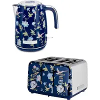 VQ by VQ Keuken Set – Jug Waterkoker 1,7L & 4-Sleuven Broodrooster – Elveden Marine – Luxe Design Ontbijtset