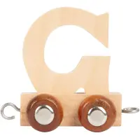 Small Foot - Houten Lettertrein - G - 12 stuks