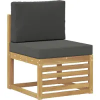 vidaXL Buiten bank set 9 st Wit en antracietkleurig Polyester