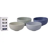 Home & Styling Kommen - Ø11x5cm - 300ml - Set van 4 stuks - Multi