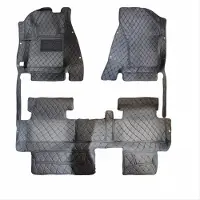 Happiq Vloermatten – Voor 7-zits auto 2007–2012 – Interieurbescherming – Zwart rubber