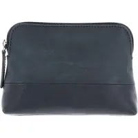 Leonhard heyden Leren toilettas Hamburg Kosmetiktasche 7089 Marineblau donkerblauw
