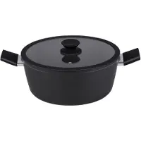 Alpina Keramische Kookpan Ø28 cm – Inductie Kookpot met Keramische Antiaanbaklaag – Soeppan - Pan met Deksel