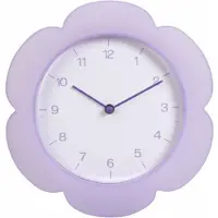 Konges Sløjd Home & Styling Klok - Bloemenwandklok - Ø23cm - Lila