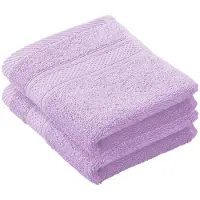 De Witte Lietaer Douchelakens Stephanie - Set 2 stuks - 70 x 140 cm - Lila - Katoen