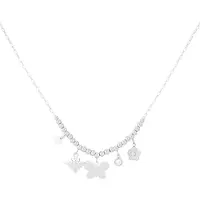 Yehwang Goudlief Butterfly Bliss ketting - Roestvrij staal - Verkleurt niet