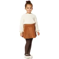 Merry Style WL-010 Kinderen Panty - 60 DEN -Microvezel - Meisjes - Polyamide - Caffe - 128-134