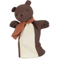 Egmont toys handpop beer - knuffelbare handpop voor kinderen.