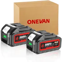 ONEVAN 21V Accu Klopboormachine 3 Werkmodi, 20+3 Koppelstanden, 13mm Boorkop, Inclusief 2 Accu's – Perfect voor beton, hout en zware montageklussen