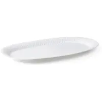 Kähler - Hammershøi Oval serving dish - White - 40x22.5 cm