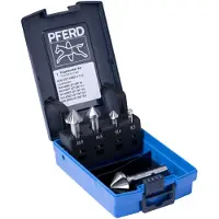 PFERD TOOLS SET UGT HSSE DIN 335 C90° 5TLG 25202194 Kegelverzinkboorset 6.3 mm, 10.4 mm, 16.5 mm, 20.5 mm, 25 mm HSSE-Co 5 Cilinderschacht 1 set(s)