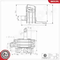 ESEN SKV 75SKV423 Motorsteunlager