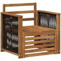 vidaXL Buiten Midden Sofa Naturel
