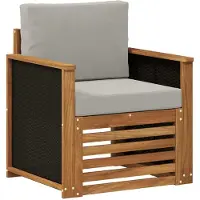 vidaXL Buiten Midden Sofa Naturel