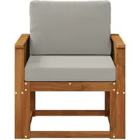 vidaXL Buiten Midden Sofa Massief Acacia Hout Naturel