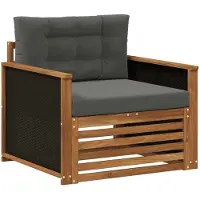 vidaXL Buiten Midden Sofa Naturel