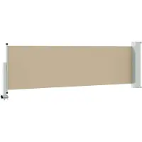 vidaXL Zijkant luifel 100 x 300 cm 100% polyester, ijzer, staal