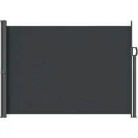 vidaXL Uittrekbaar Zijscherm 160 x 300 cm 100% polyester, ijzer, staal