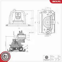 ESEN SKV 75SKV420 Motorsteunlager