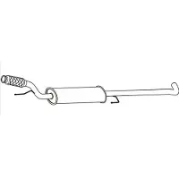 VEGAZ DS-501 Uitlaat middendemper