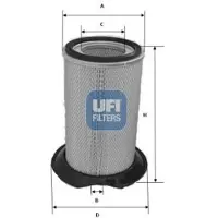 Ufi 27.614.00 Luchtfilter