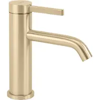 REA - Rivo - Wastafelkraan - Geborsteld Goud Low - 10X5X16,5Cm