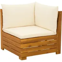 vidaXL Tuin loungeset 2 st Massief Acacia Hout Bruin