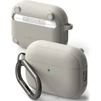 Ringke Onyx Magnetic Hoesje Geschikt voor Apple AirPods Pro 3 - Grijs