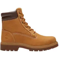 Timberland Auburn Falls 6 Inch Lace Up Waterproof Boot Wheat Nubuck Size: 39.5 | Boots Outlet | Dames | Bruin