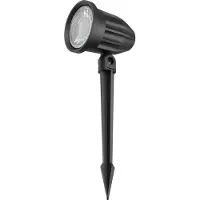 BES LED LED Prikspot - Brinton Luxara - 7W 700lm - IP65 Waterdicht - Helder/Koud Wit 6500K - Zwart