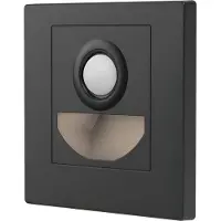 BES LED LED Trapspot met Bewegingssensor - Brinton Lumostep - Inbouw Trapverlichting Vierkant Zwart - 3W 90lm - Aanpasbare Lichtkleur 3000K-4000K-6500K
