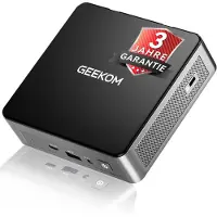 GEEKOM Air12 Mini PC-2026 Edition Mini-pc- Intel 7505-16GB DDR4 RAM-512GB SSD- Dual LAN-poort - ​​Windows 11 Pro-4K- desktop-pc Mini PC met,Mini Computer,Game PC,pc voor games e