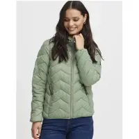 Fransa FRPADMA JA1 Dames Hood Jas – Gewatteerde Jas met Capuchon – Dark Forest – Maat L