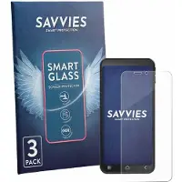 Savvies 3 Stuks Screenprotector - geschikt voor Emporia Smart 7 Lite - beschermfolie glas transparant